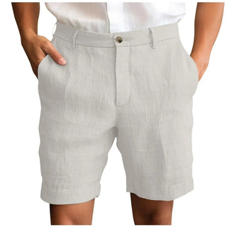 LAURENT MONACO | Herren Leinen Shorts