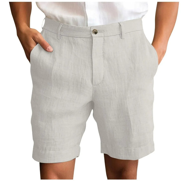 LAURENT MONACO | Herren Leinen Shorts
