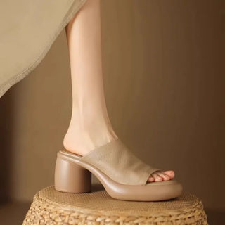 Evie™ | Orthopedic Comfort Slide Sandals with Heel