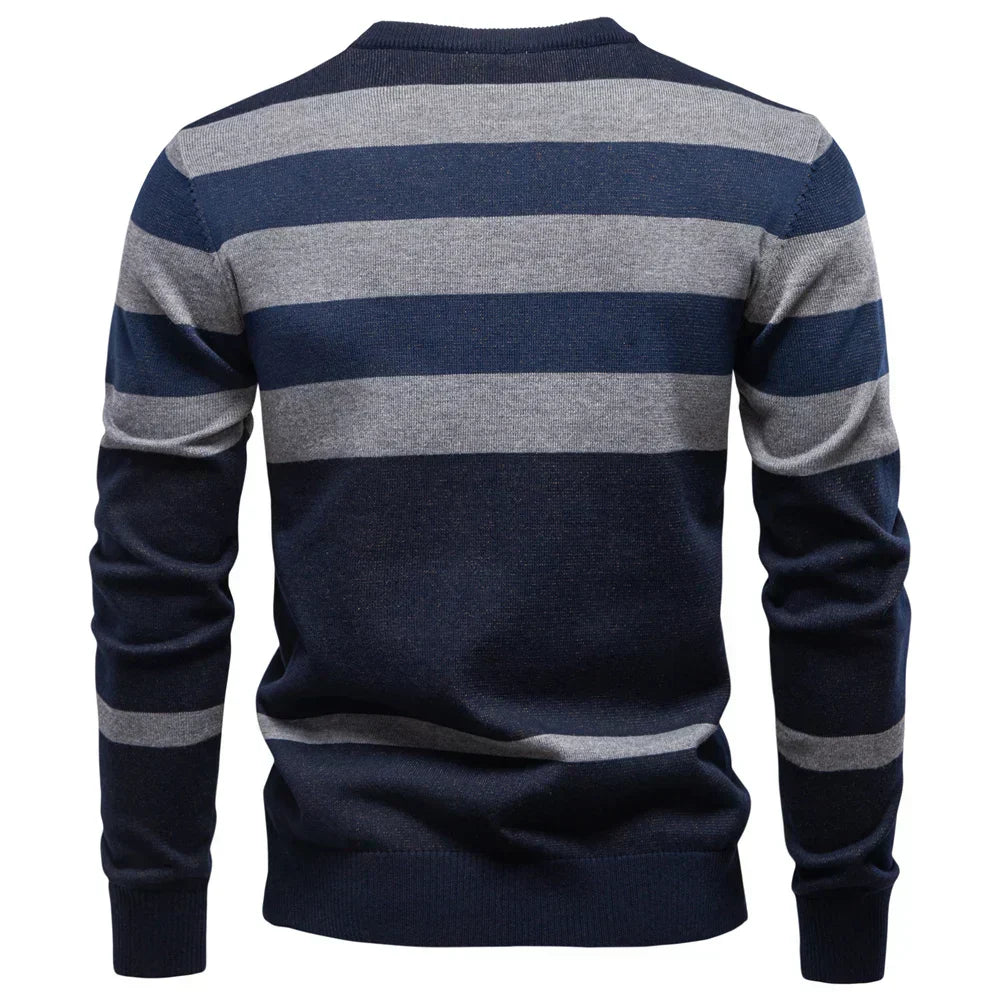 Rosenfeld | Herren Strickpullover mit Rautenmuster