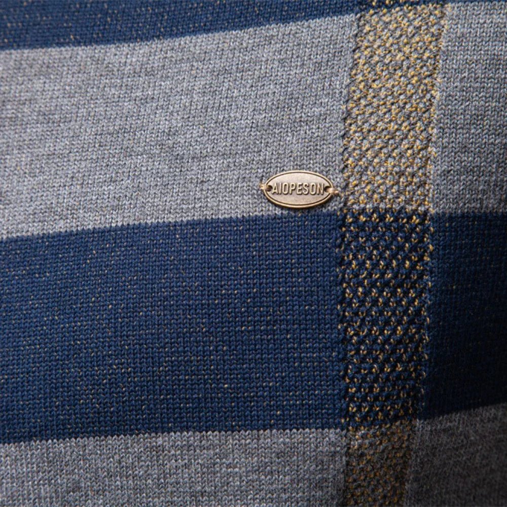Rosenfeld | Herren Strickpullover mit Rautenmuster