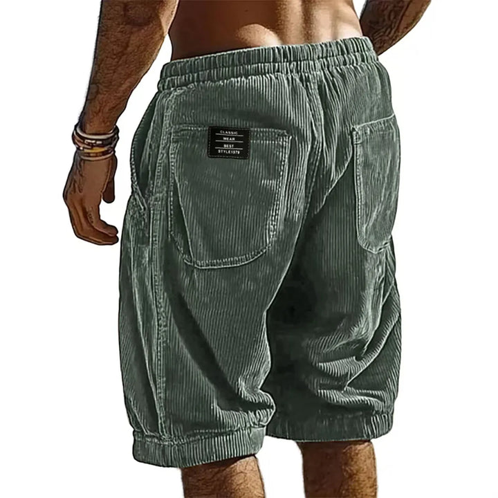 LAURENT MONACO | Kurze Velourscord-Hosen für Herren