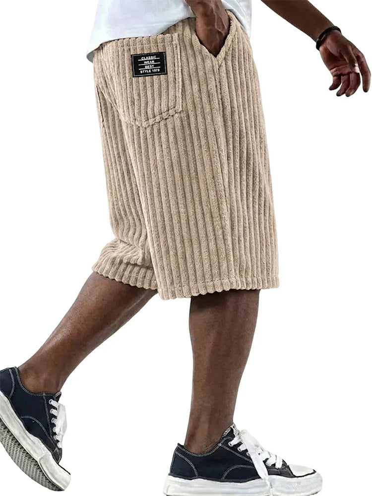 LAURENT MONACO | MÄNNER SHORTS MIT STRUKTURIERTEM DESIGN