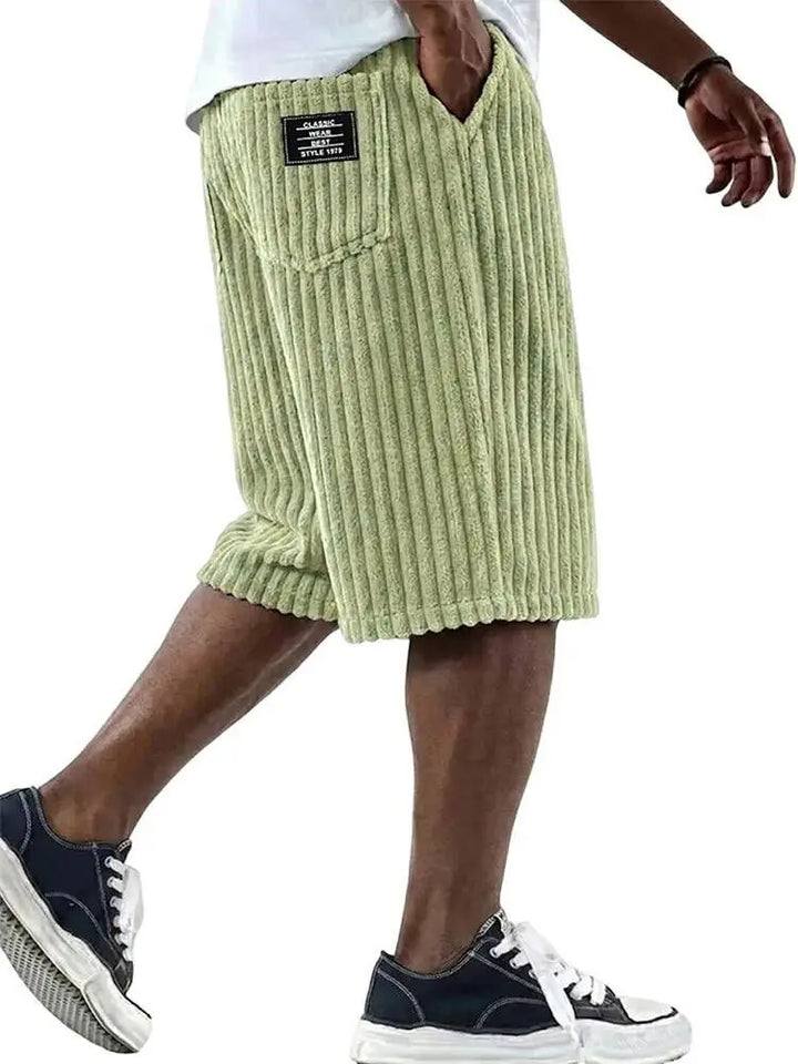 LAURENT MONACO | MÄNNER SHORTS MIT STRUKTURIERTEM DESIGN