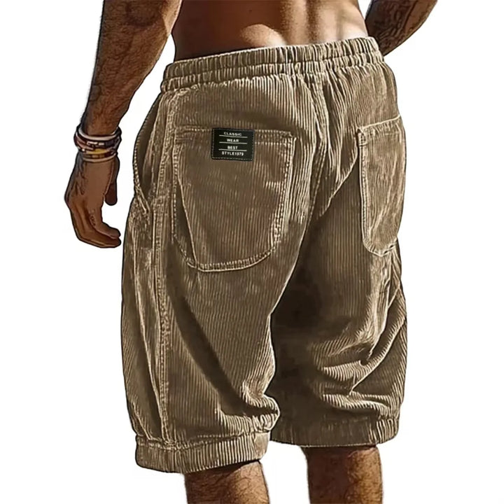 LAURENT MONACO | Kurze Velourscord-Hosen für Herren