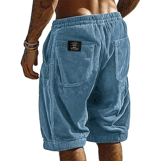 LAURENT MONACO | Kurze Velourscord-Hosen für Herren