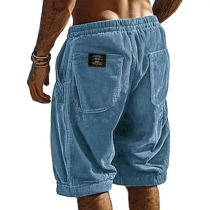 LAURENT MONACO | Kurze Velourscord-Hosen für Herren
