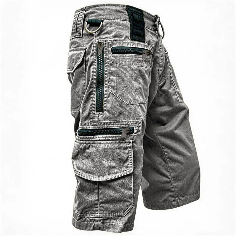 LAURENT MONACO | Herren Cargo-Shorts mit funktionalem Design