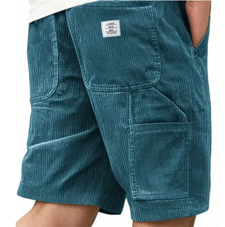 LAURENT MONACO | Herren Cargo-Shorts aus Rippvelours
