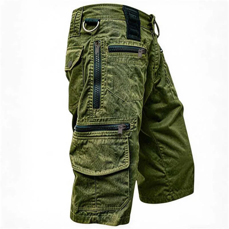 LAURENT MONACO | Herren Cargo-Shorts mit funktionalem Design