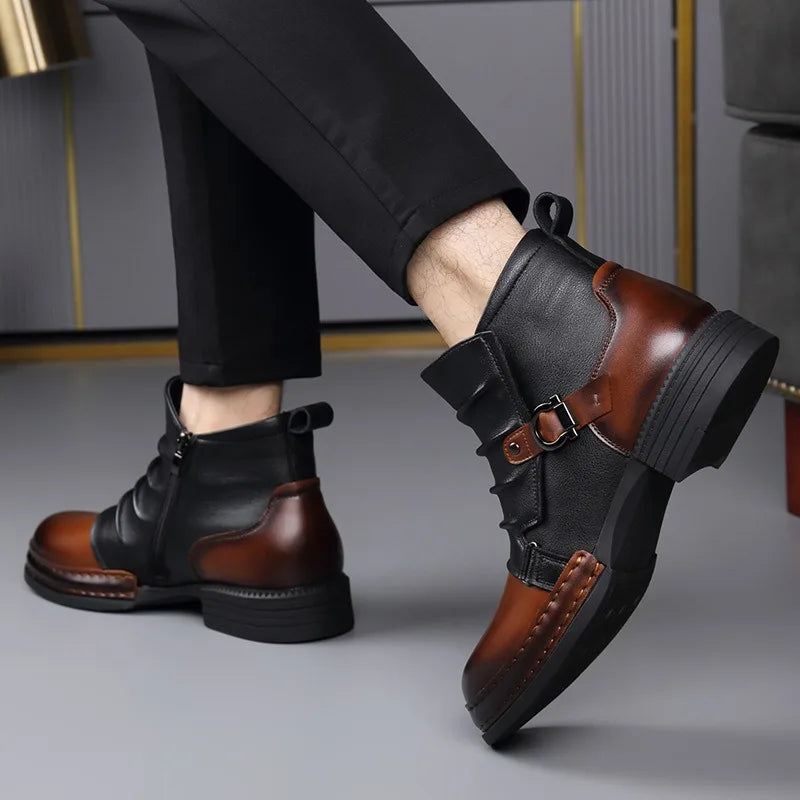 LAURENT MONACO | Herren Stiefeletten mit Schnalle