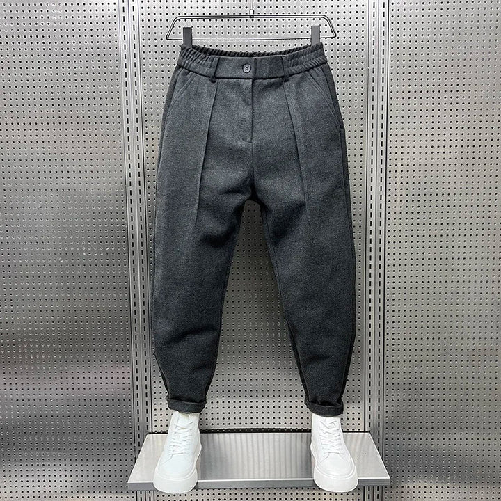 LAURENT MONACO | Herren Texturierte Slim-Fit Hosen