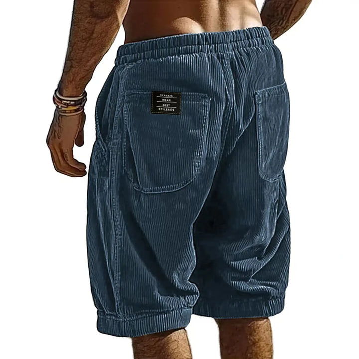 LAURENT MONACO | Kurze Velourscord-Hosen für Herren
