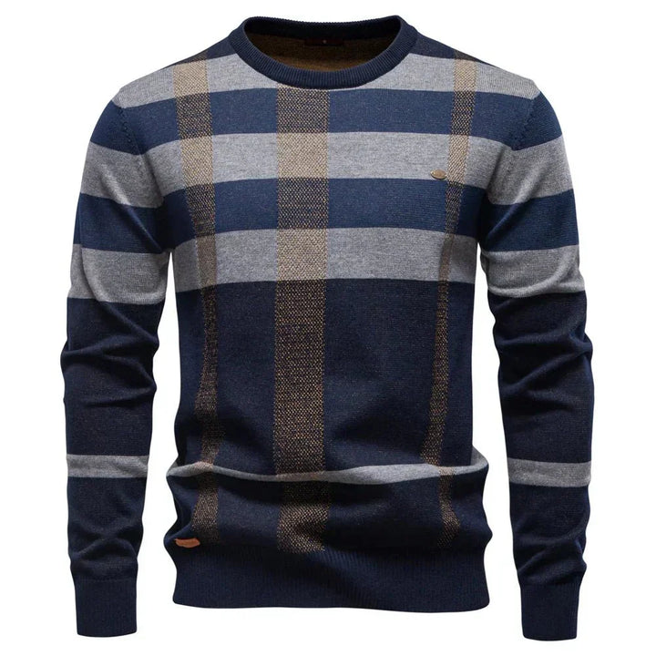 Rosenfeld | Herren Strickpullover mit Rautenmuster