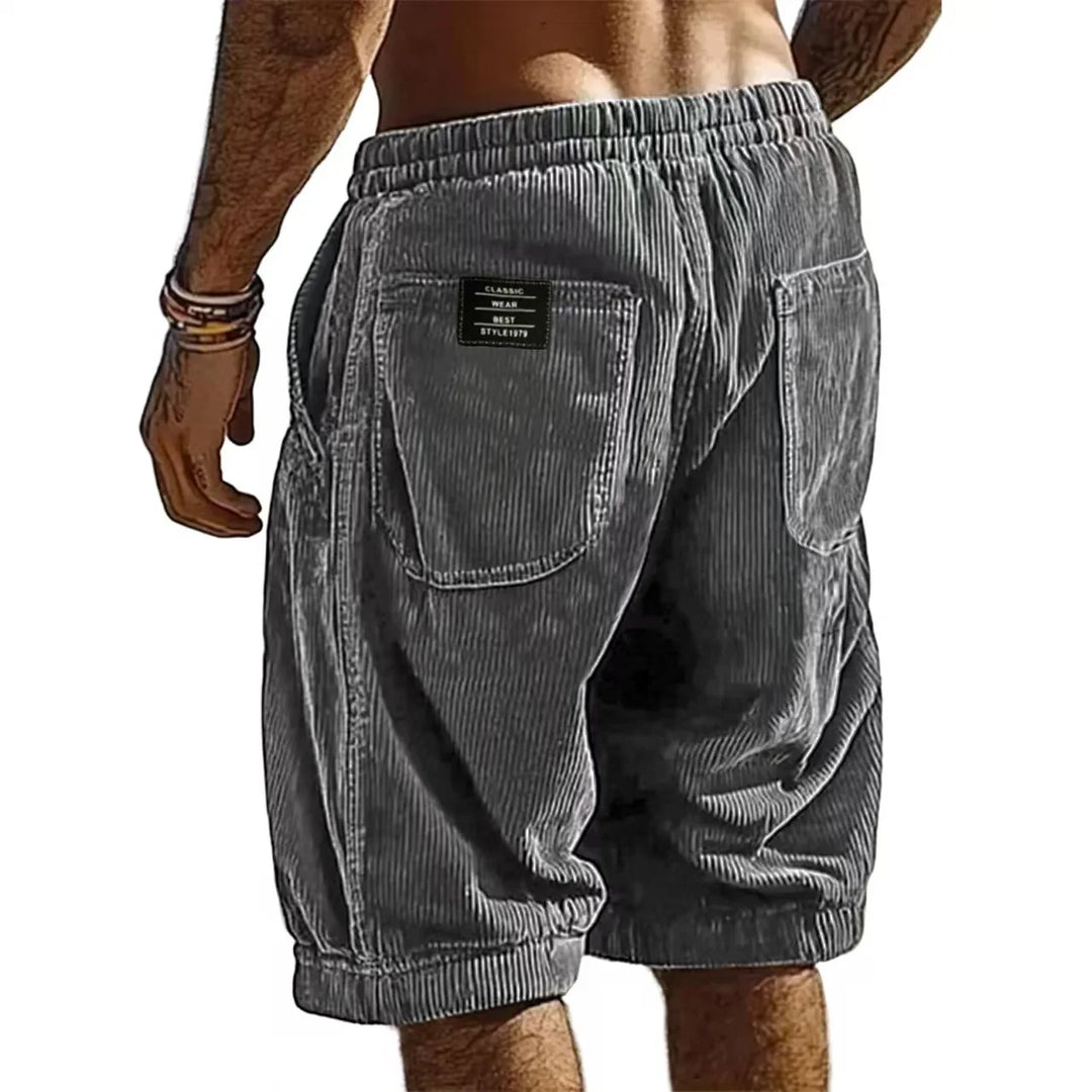 LAURENT MONACO | Kurze Velourscord-Hosen für Herren