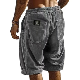 LAURENT MONACO | Kurze Velourscord-Hosen für Herren