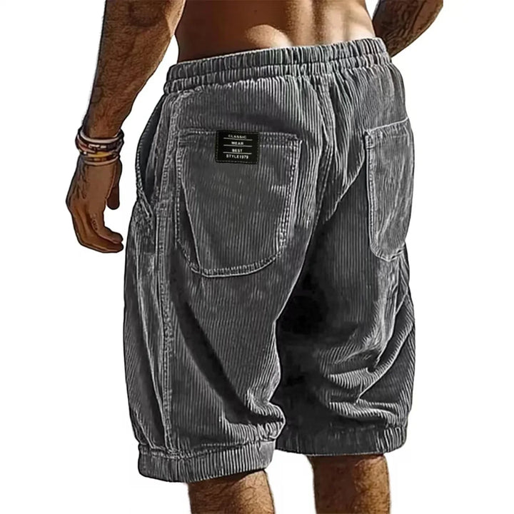 LAURENT MONACO | Kurze Velourscord-Hosen für Herren