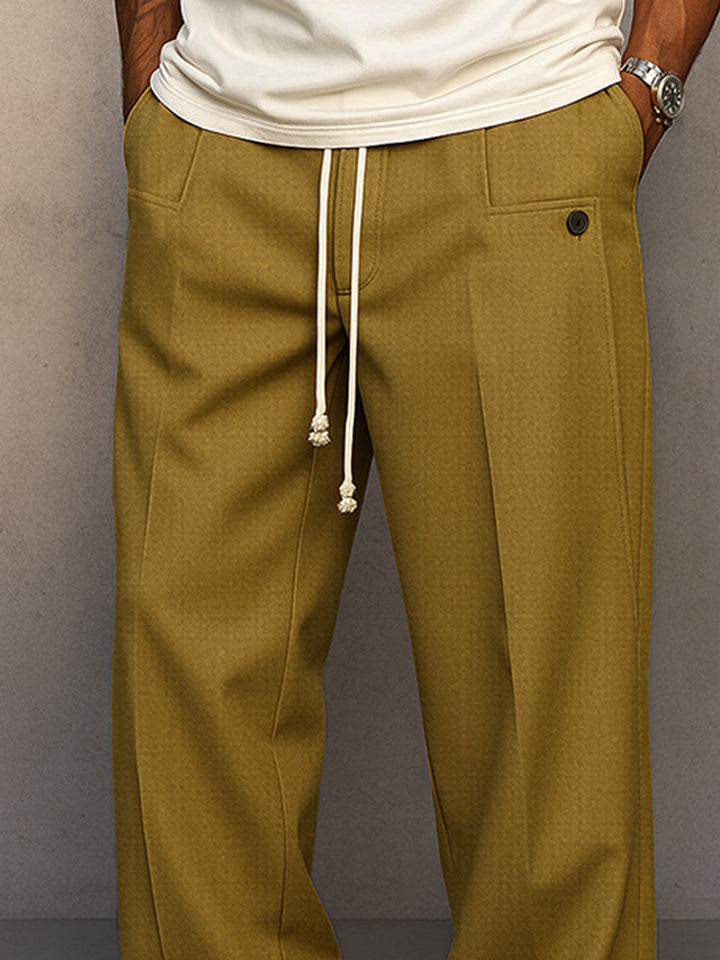 LAURENT MONACO | Stilvolle Hose mit Kordelzug