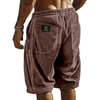 LAURENT MONACO | Kurze Velourscord-Hosen für Herren