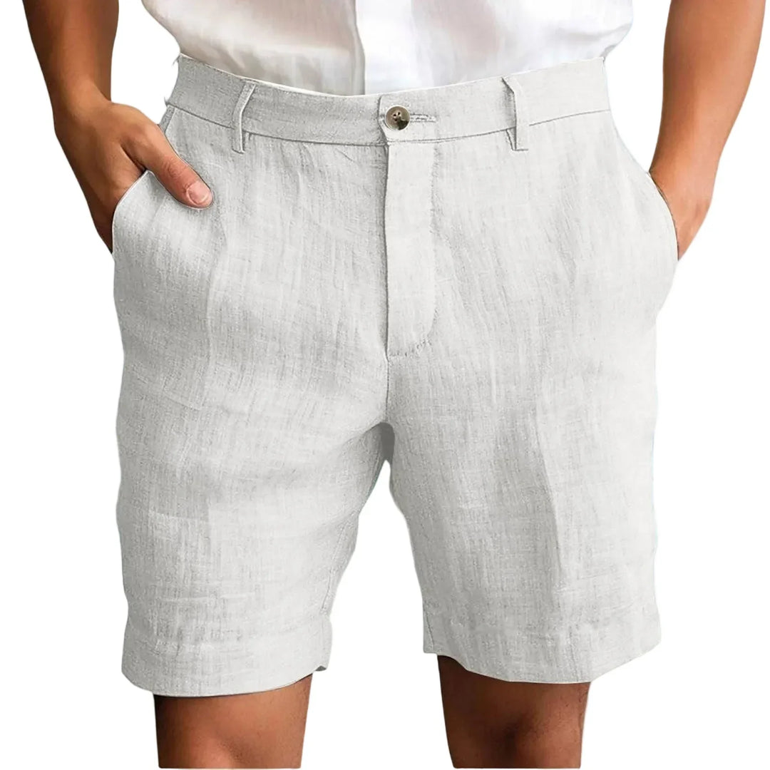 LAURENT MONACO | Herren Leinen Shorts