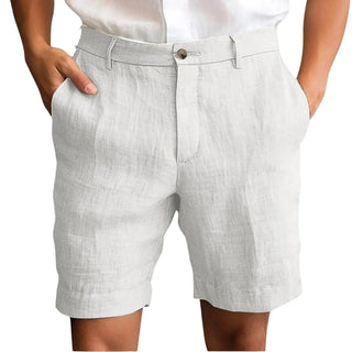 LAURENT MONACO | Herren Leinen Shorts