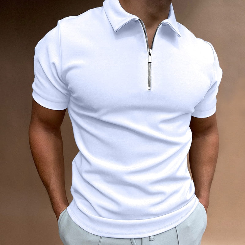 Felix - Polo mit Zip-Verschluss