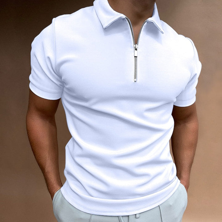 Felix - Polo mit Zip-Verschluss