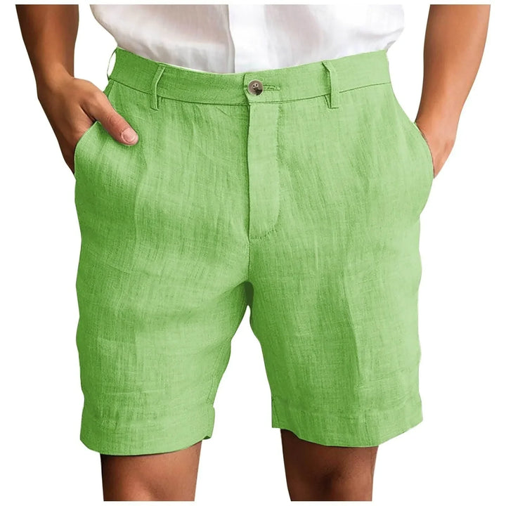 LAURENT MONACO | Herren Leinen Shorts
