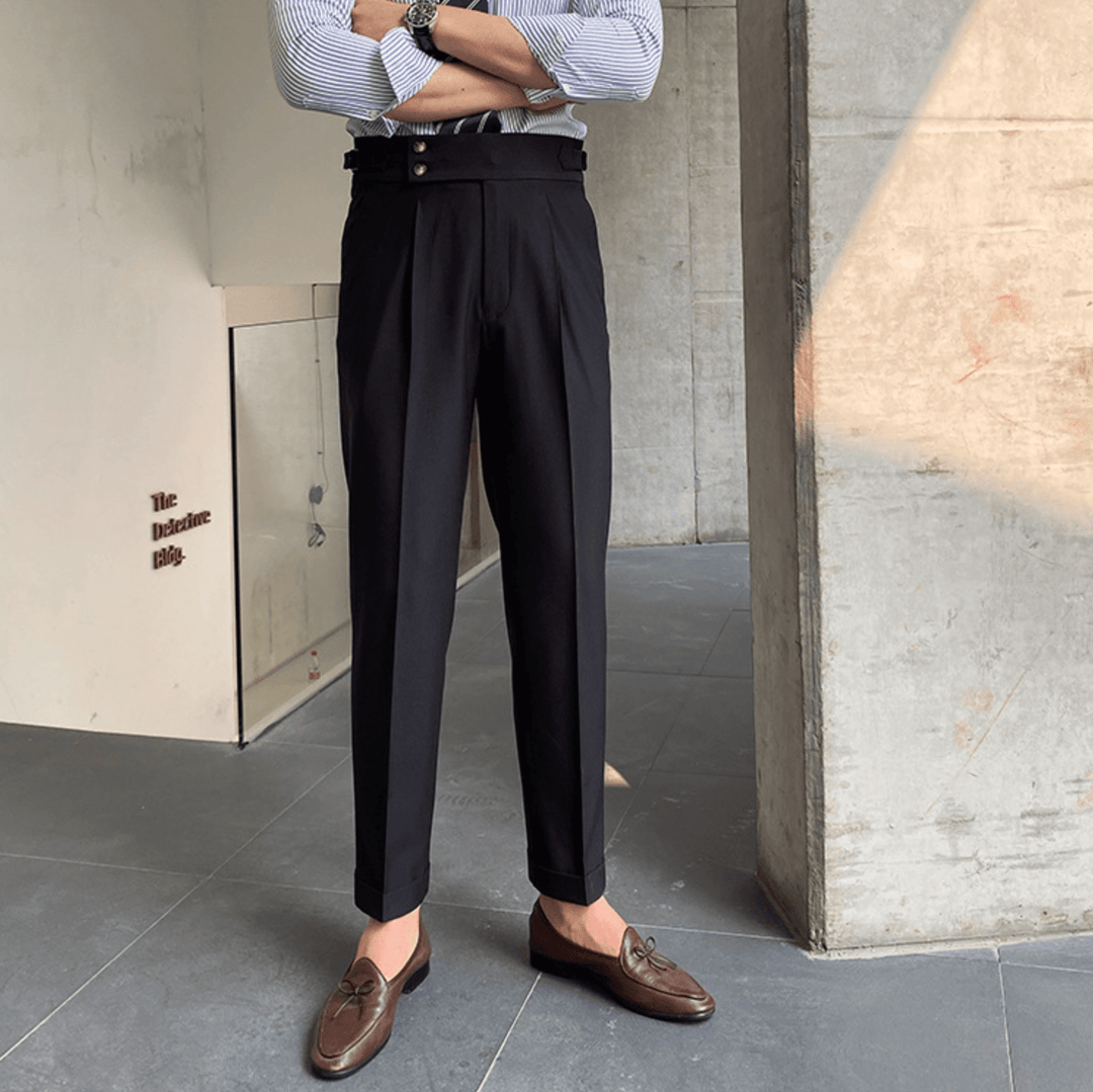 Edward - Stilvolle Hochtaillen-Hose