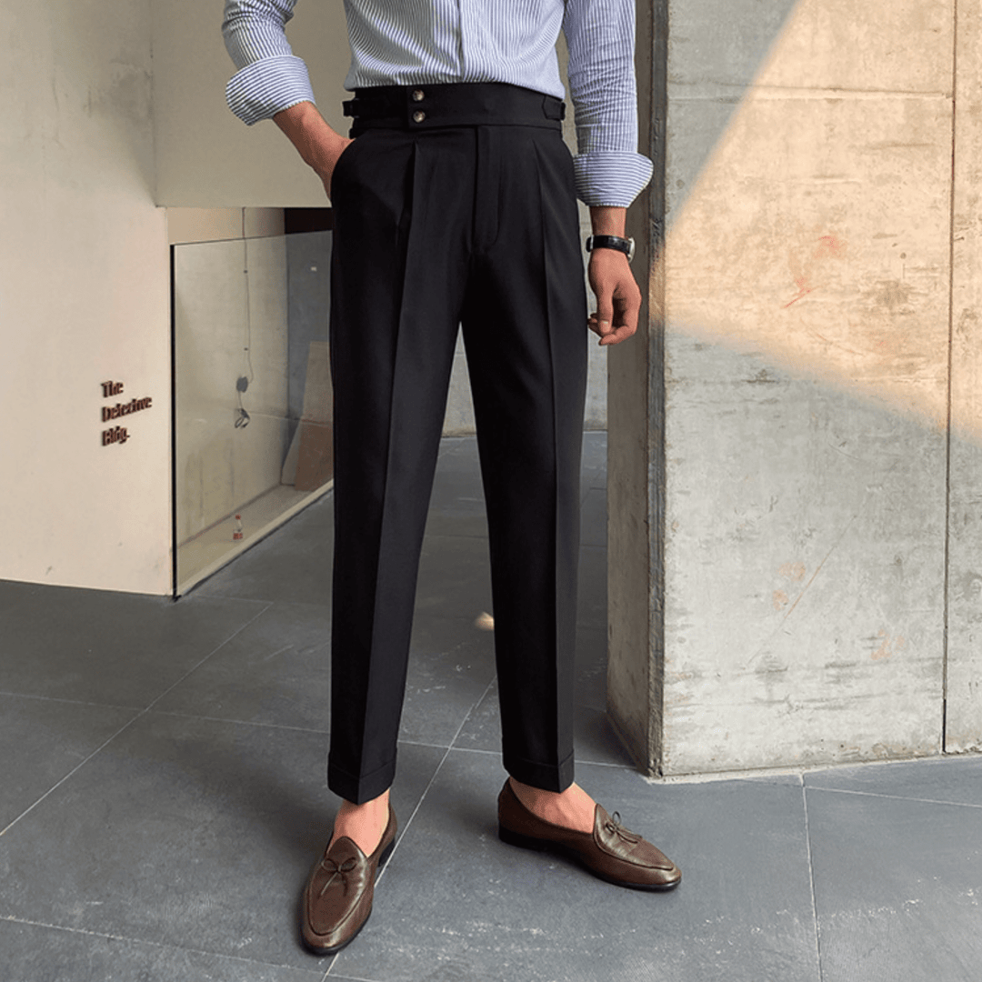 Edward - Stilvolle Hochtaillen-Hose
