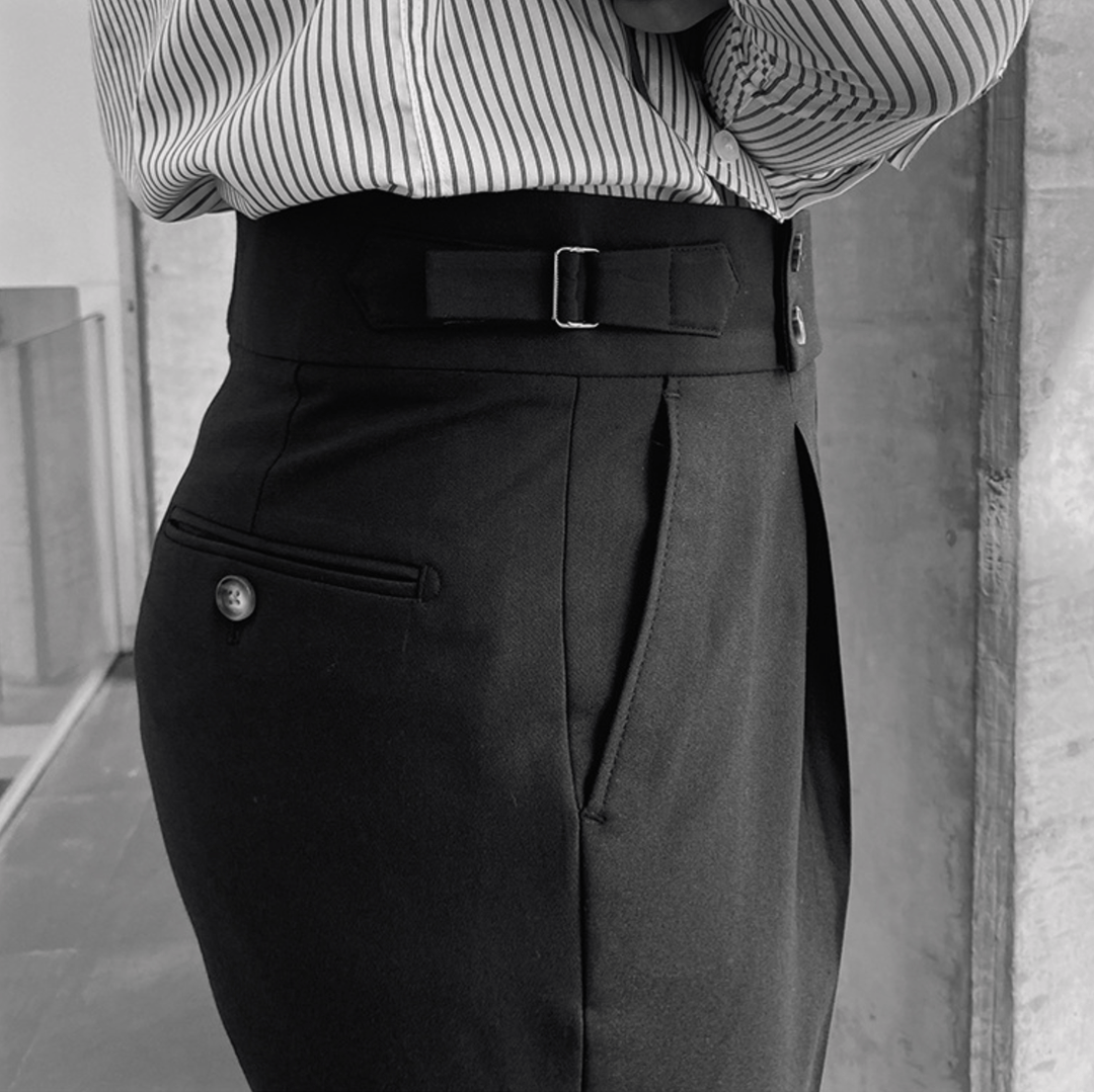Edward - Stilvolle Hochtaillen-Hose