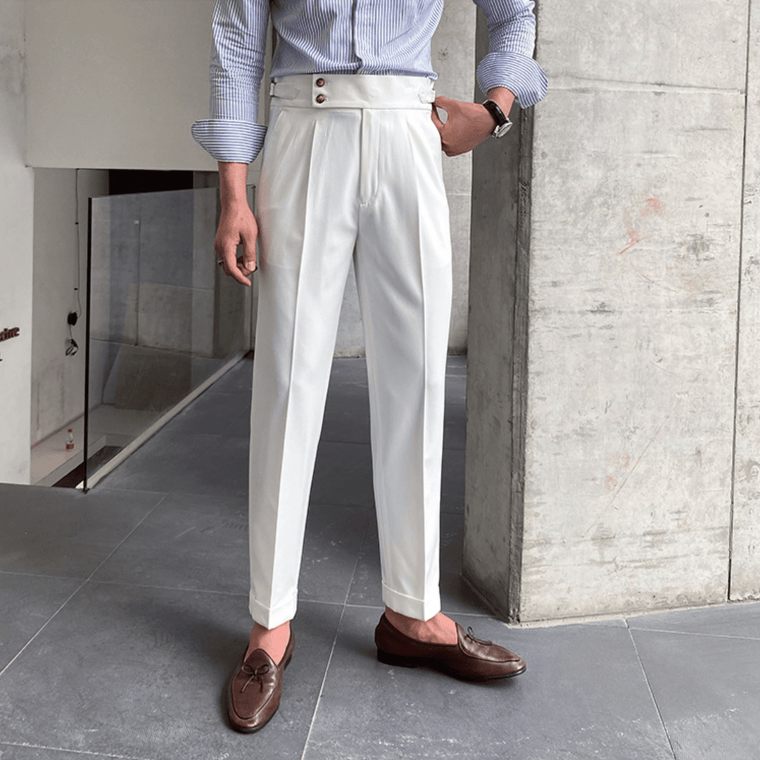 Edward - Stilvolle Hochtaillen-Hose