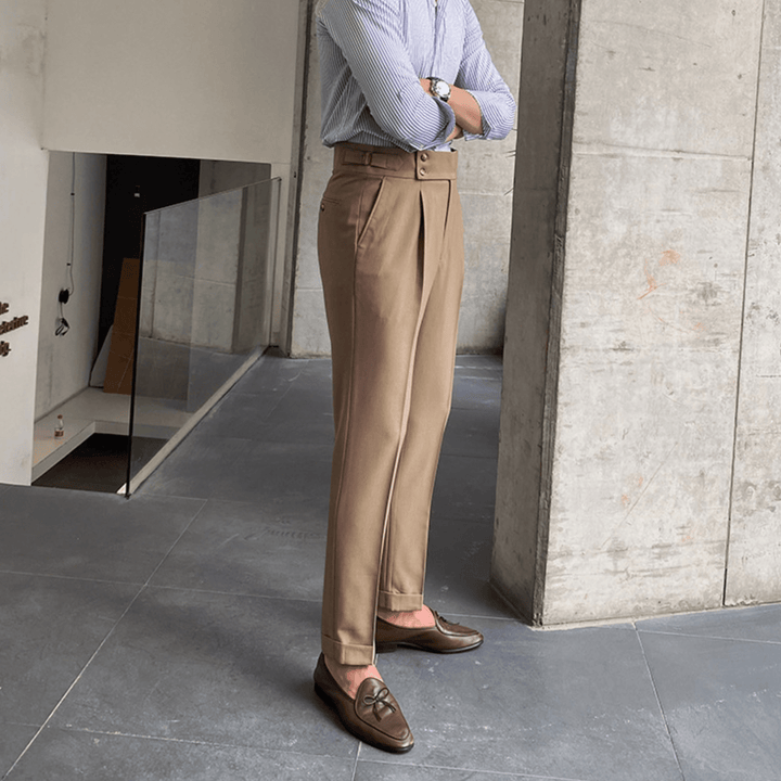 Edward - Stilvolle Hochtaillen-Hose