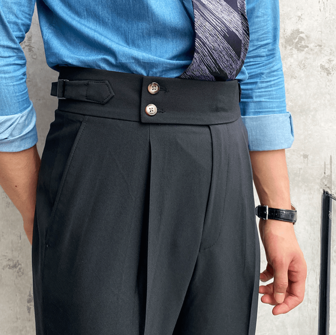 Edward - Stilvolle Hochtaillen-Hose