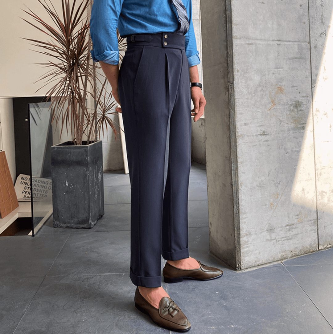 Edward - Stilvolle Hochtaillen-Hose