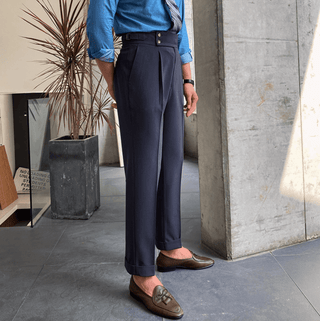 Edward - Stilvolle Hochtaillen-Hose