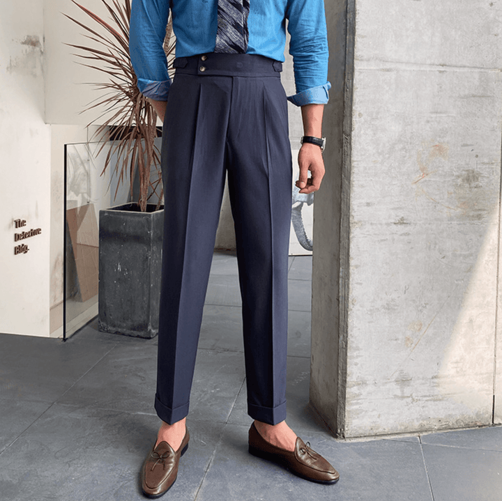 Edward - Stilvolle Hochtaillen-Hose