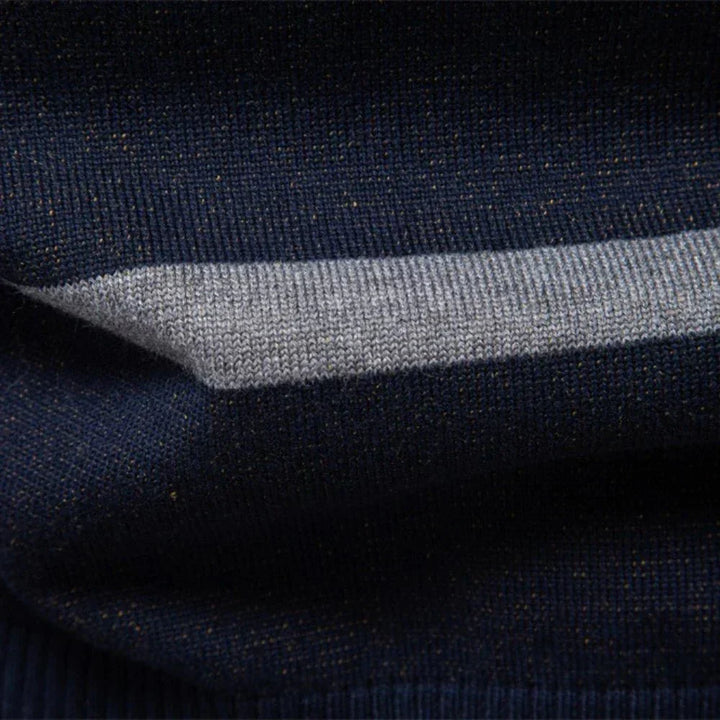 Rosenfeld | Herren Strickpullover mit Rautenmuster