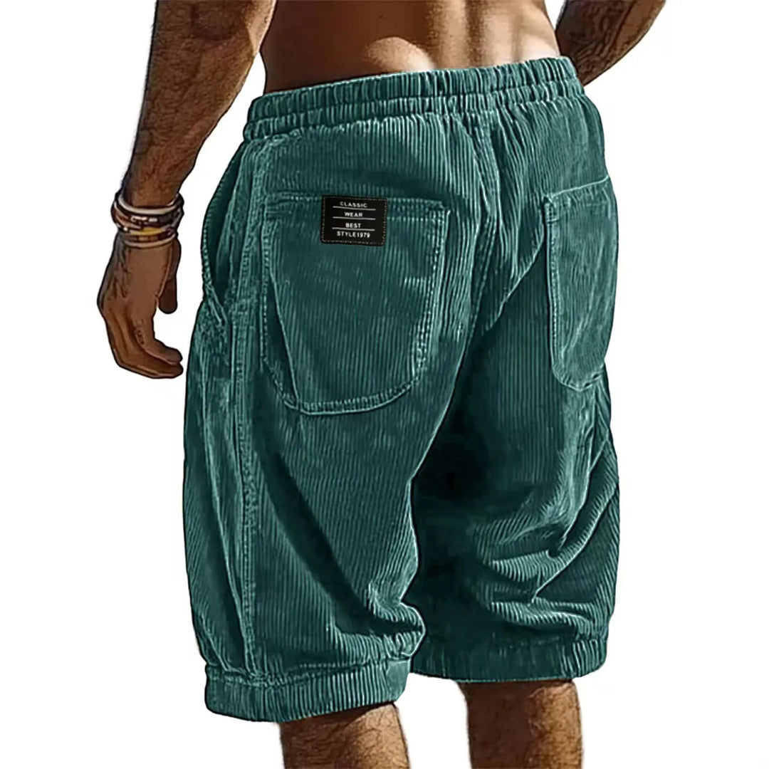 LAURENT MONACO | Kurze Velourscord-Hosen für Herren