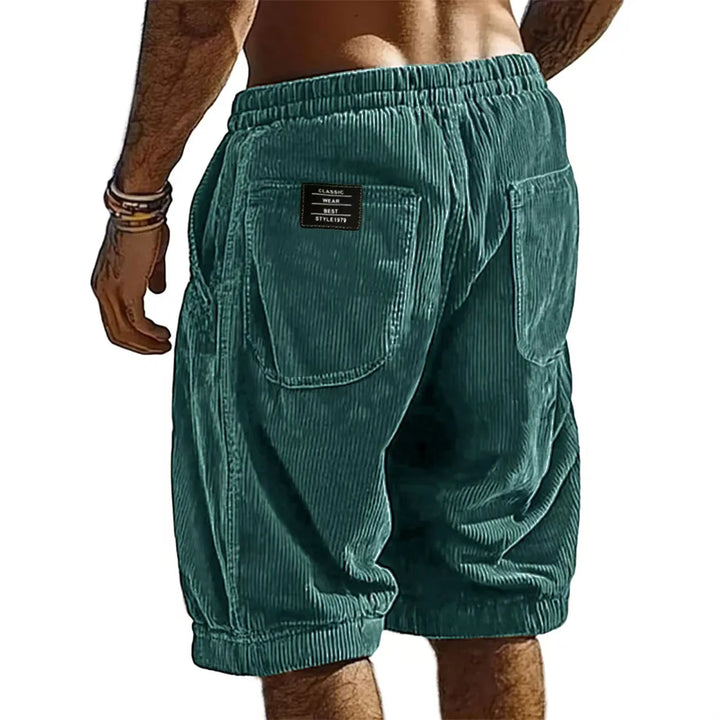 LAURENT MONACO | Kurze Velourscord-Hosen für Herren