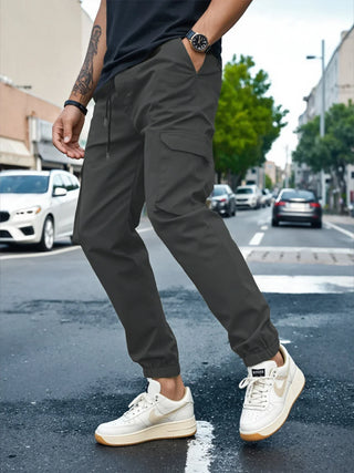 LAURENT MONACO | Herren Slim Fit Cargo-Hosen