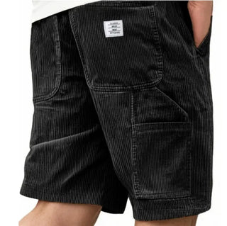 LAURENT MONACO | Herren Cargo-Shorts aus Rippvelours