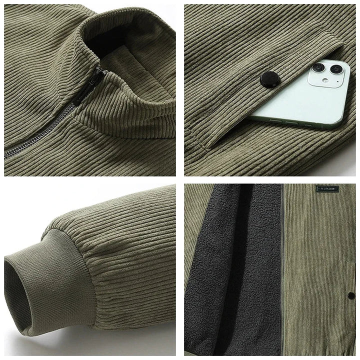 Ako | Fleece-Lined Cord-Jacket