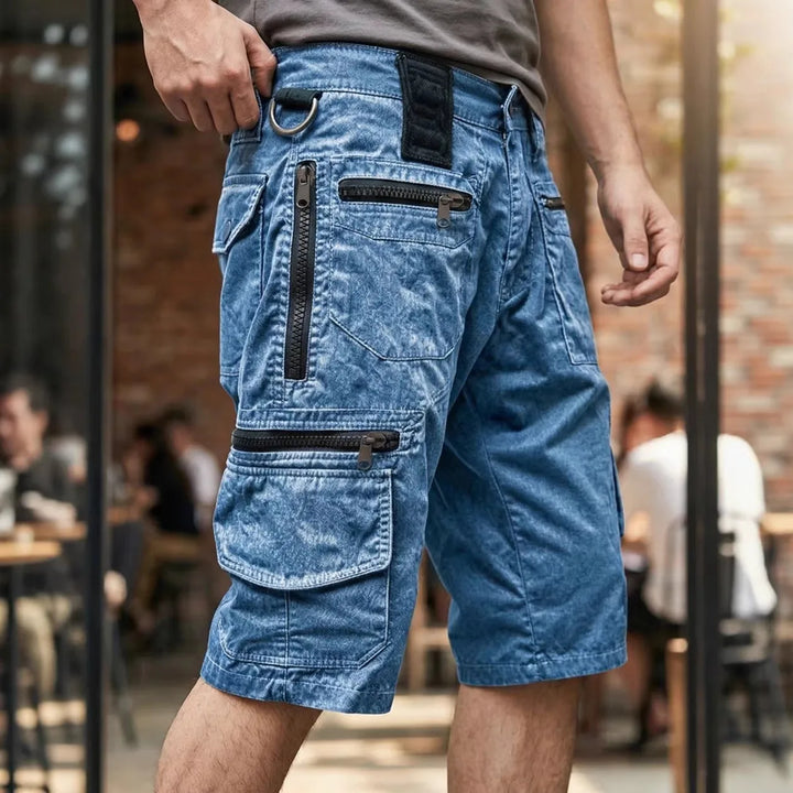 LAURENT MONACO | Herren Cargo-Shorts mit funktionalem Design