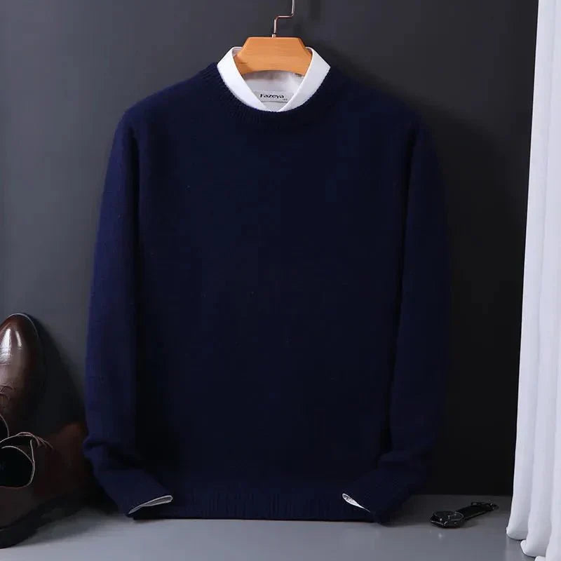 Thomas | Eleganter Pullover mit modernem geometrischen Design