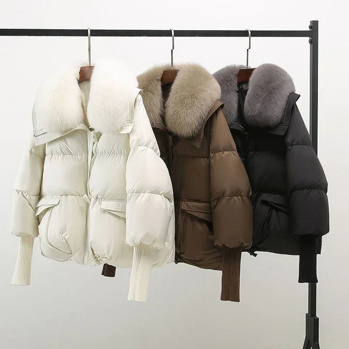 Céline™ - Elegante Kunstpelzjacke