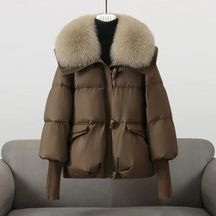 Céline™ - Elegante Kunstpelzjacke