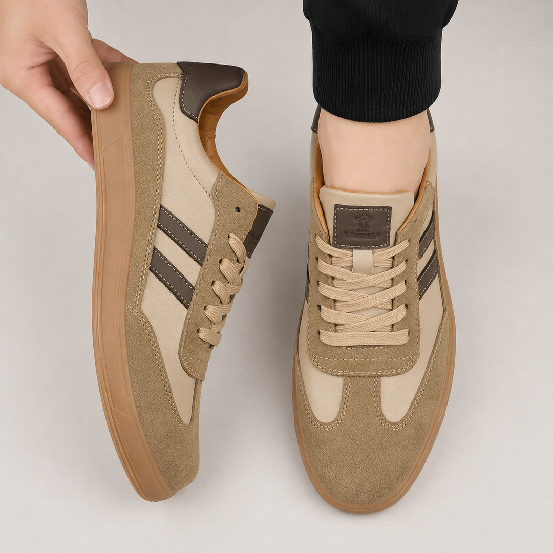 LAURENT MONACO | MENS SNEAKERS WITH CONTRAST DETAILS