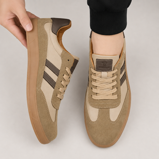LAURENT MONACO | MENS SNEAKERS WITH CONTRAST DETAILS
