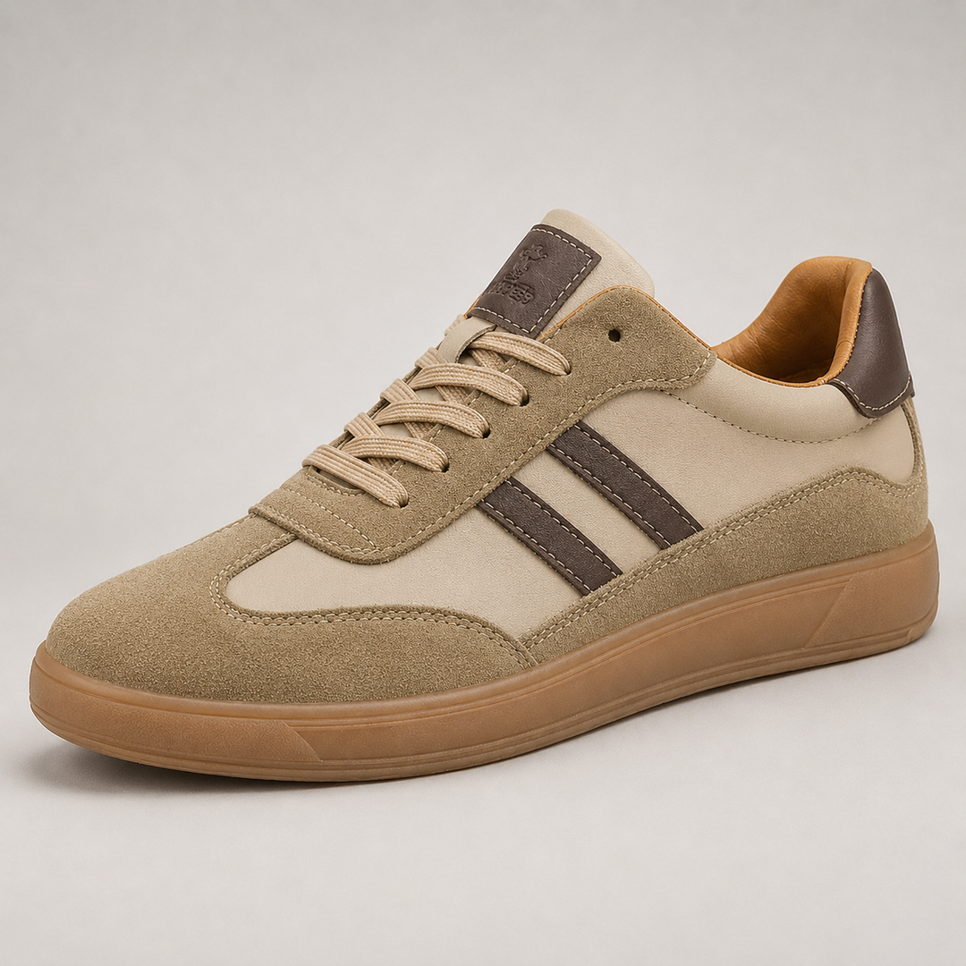 LAURENT MONACO | MENS SNEAKERS WITH CONTRAST DETAILS